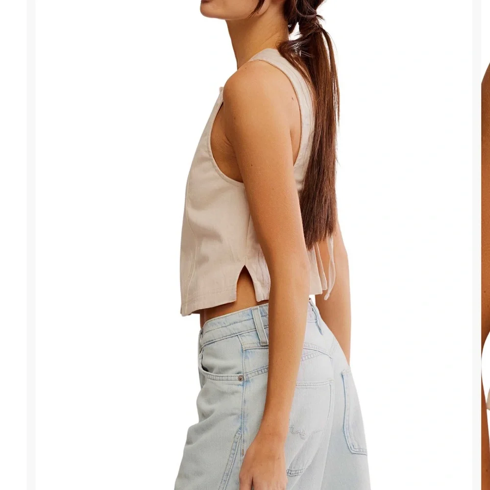 Free People Blake Vest Top - Picture 3 of 7